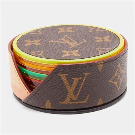 louis vuitton coaster set|Products by Louis Vuitton: Monogram Fluo Coasters.